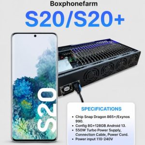 Samsung Galaxy S20 20-Node Phone Farm Box
